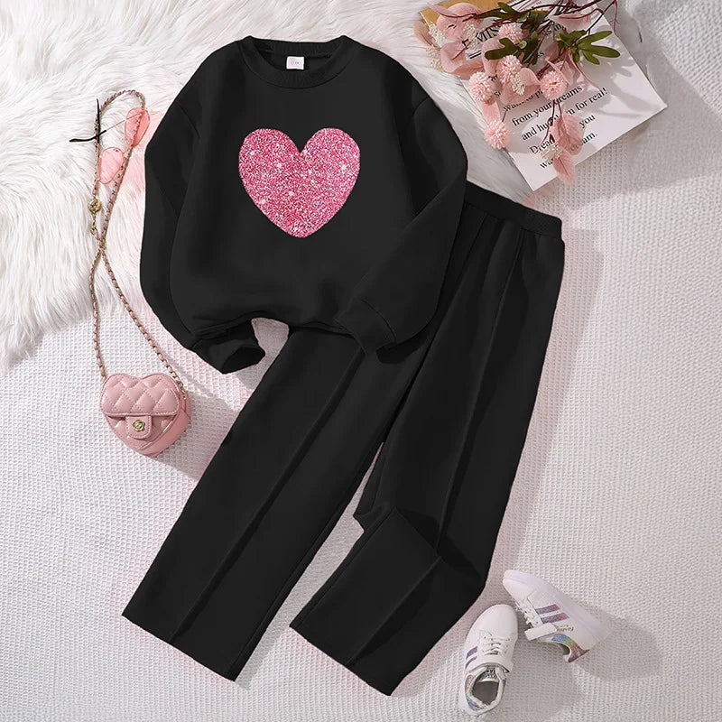 2026 Autumn Winter Kids Tracksuit Children Girls Clothes Swe