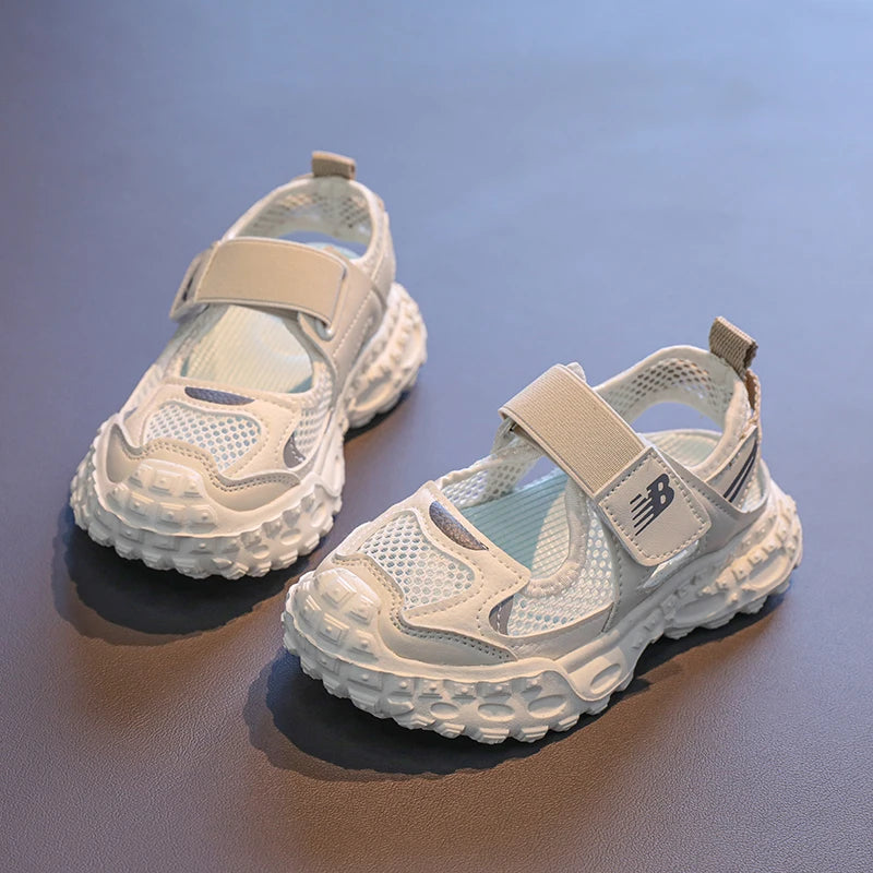 Summer Children Mesh Clunky Sneakers Boys Girls Breathable H