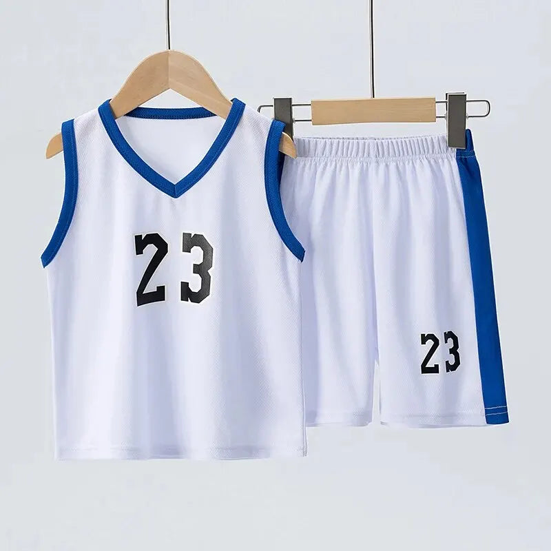 Kids Summer Sports Set – Quick-Dry Tee & Shorts