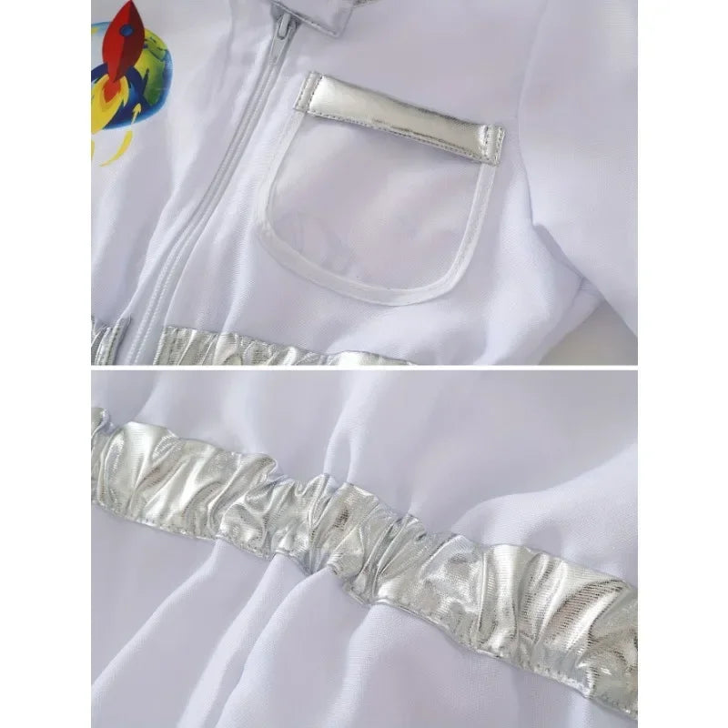 Deluxe Kids Astronaut Space Suit Fancy Dress Costume