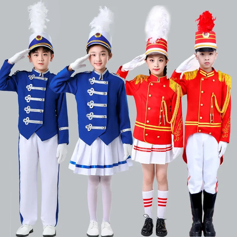 Halloween Kid Boy Girl Nutcracker Costume Drum and Trumpet T