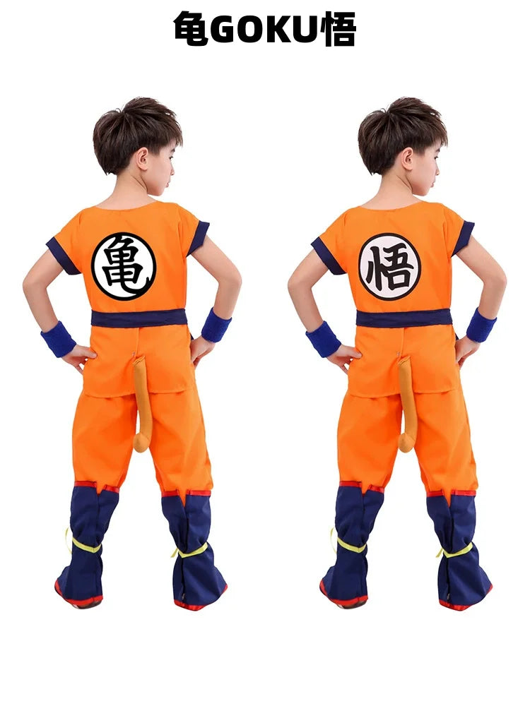 Goku Saiyan Warrior Costume with Wig