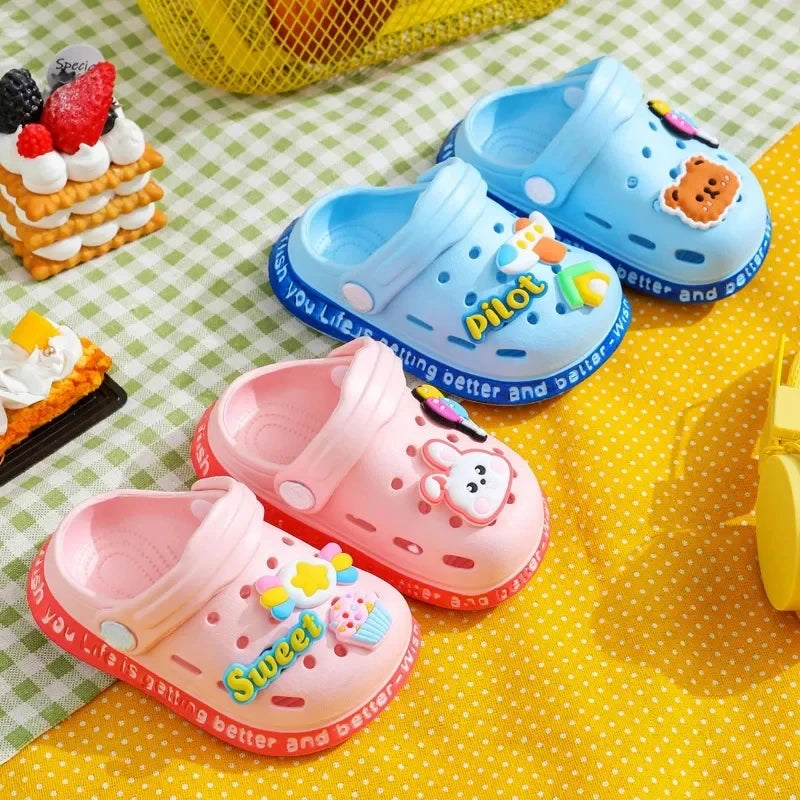 Summer Children Garden Slippers Shoes Boys&Girls Beach Sanda