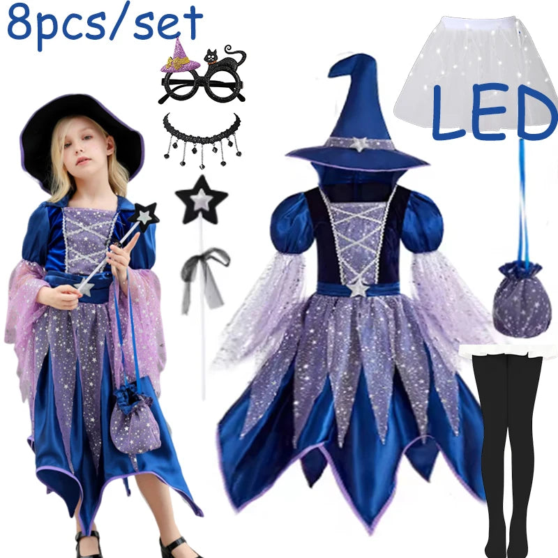 Enchanted Witch Fancy Dress Costume & Accessories