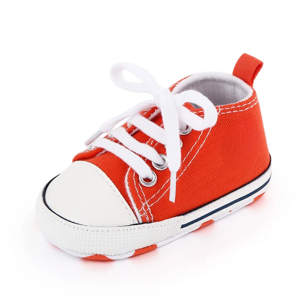 Baby Canvas Classic Sneakers Newborn Print Star Sports Baby