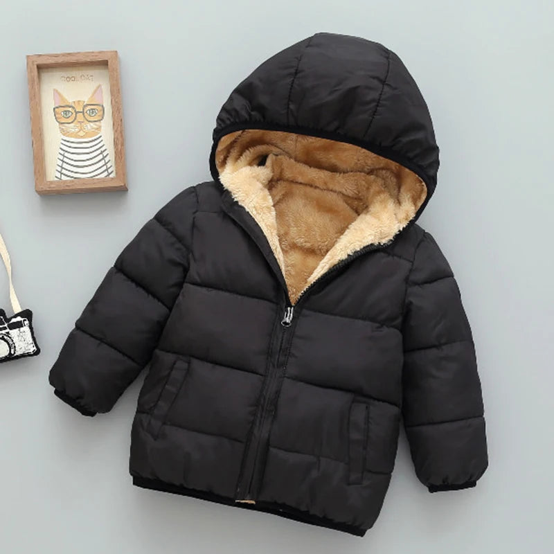 Cosy Fleece Hooded Jacket for Kids