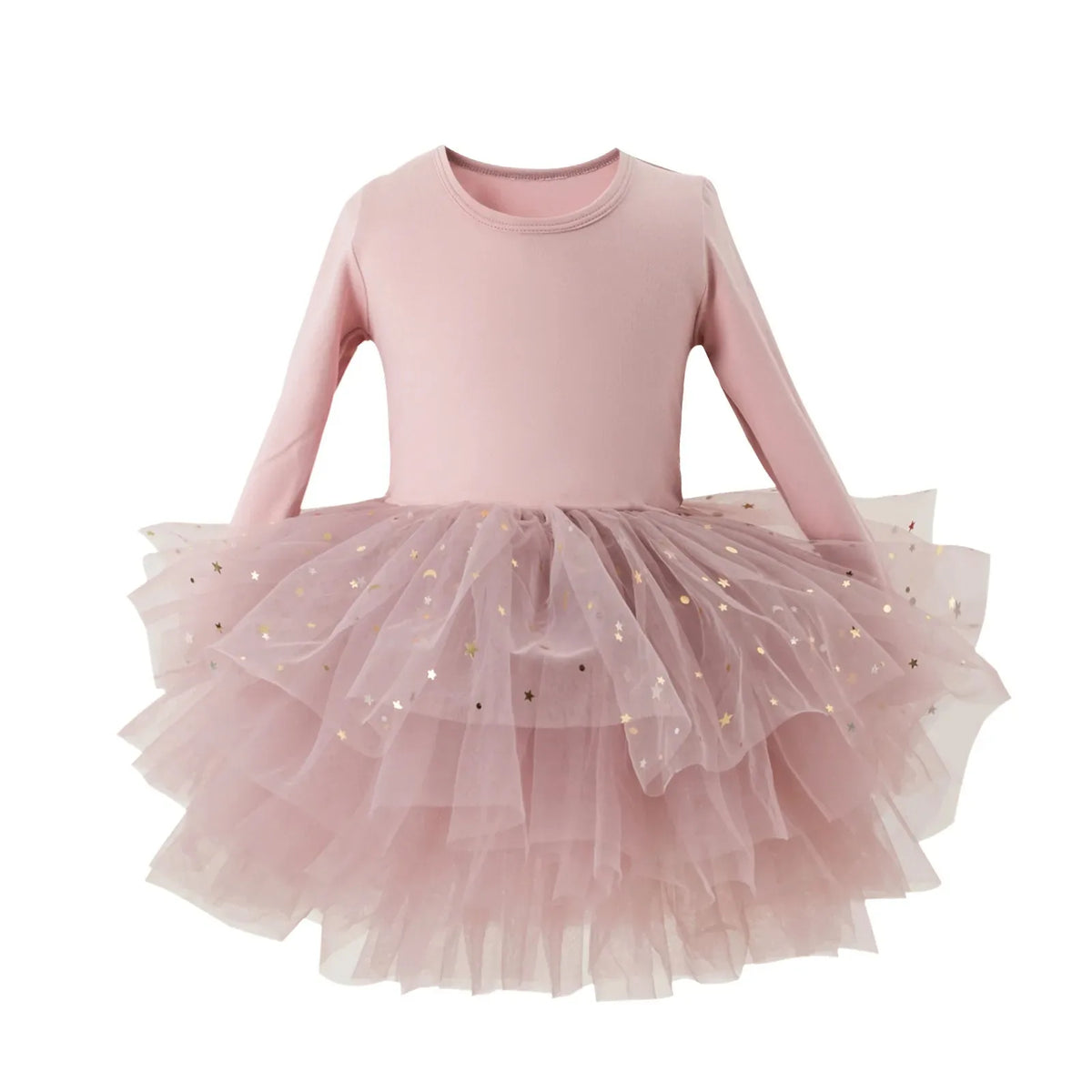 Baby Girl Princess Tutu Dress Long Sleeves Infant Toddler Pu
