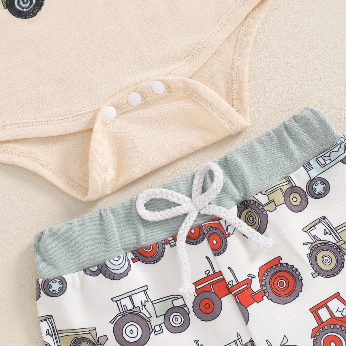 Citgeett Summer Infant Baby Boys Pants Set Long Sleeve Embro