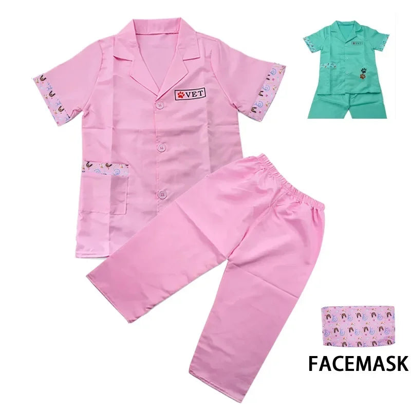 Vet Doctor Dress-Up Costume Set