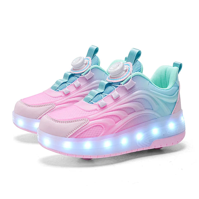 LED Light-Up Roller Skate Shoes