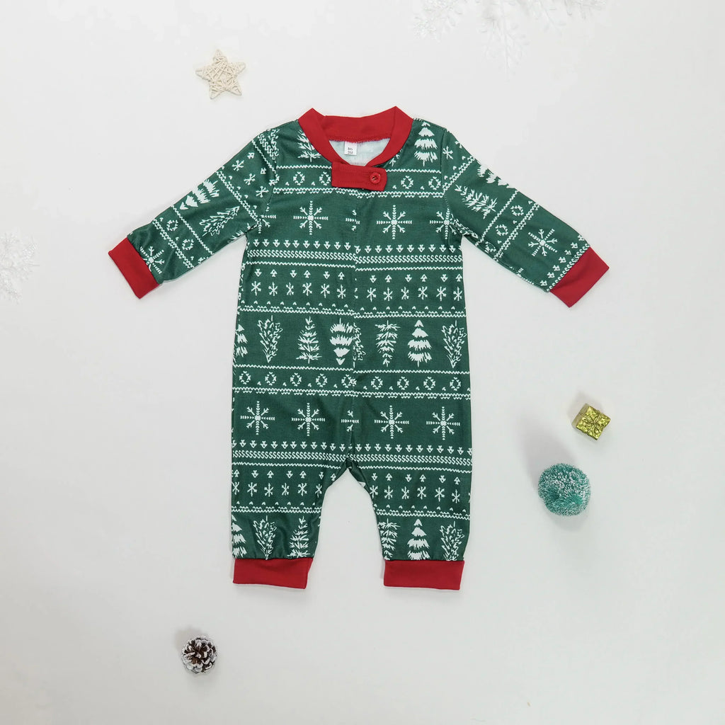 Women Men Boys Girls Christmas Pajamas Set All Over Print 2