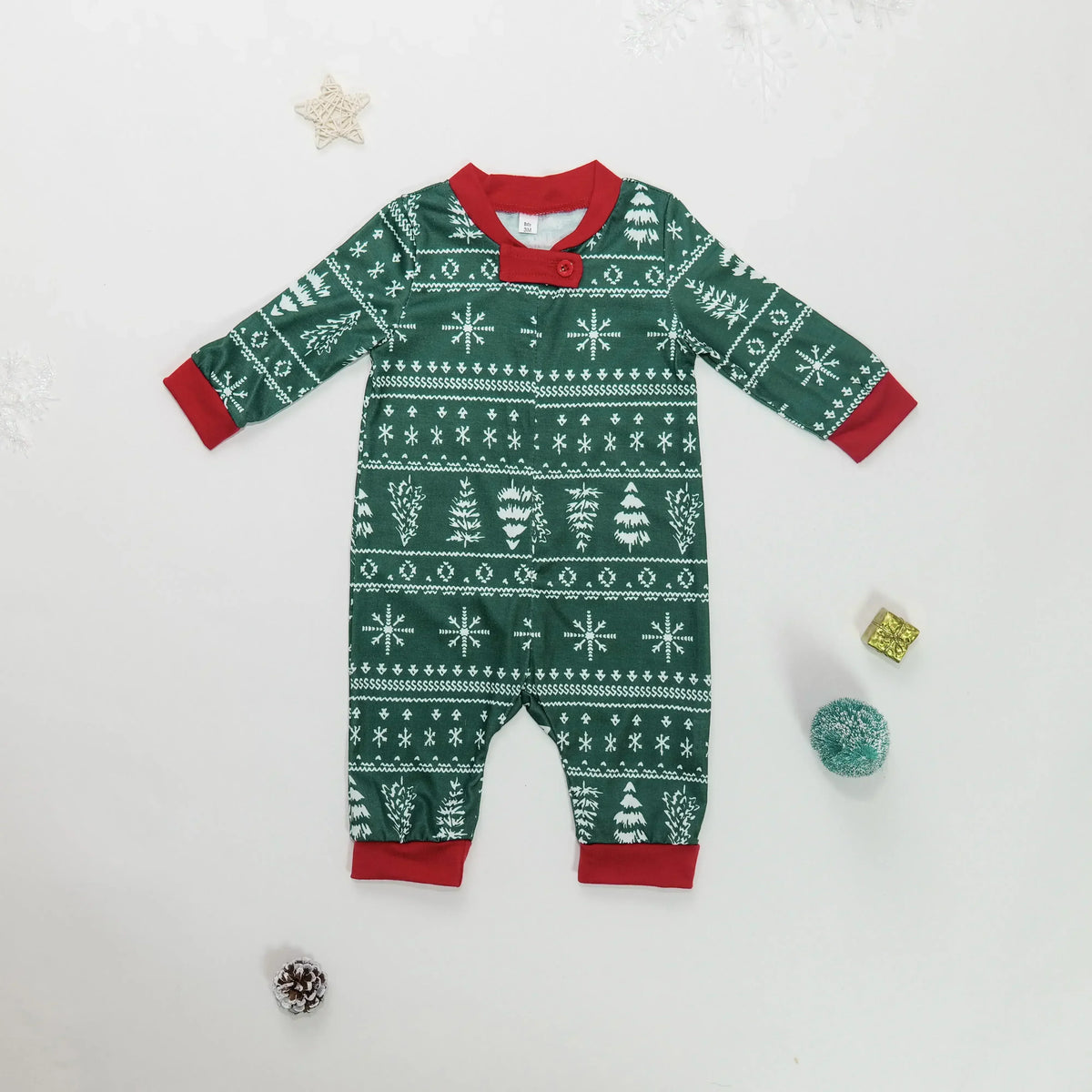 Women Men Boys Girls Christmas Pajamas Set All Over Print 2