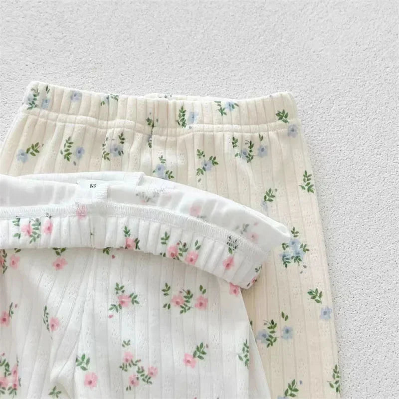 Floral Lace Pyjama Set | Girls Long Sleeve Sleepwear