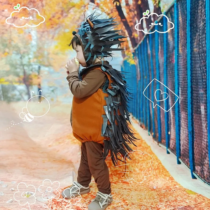 Boys Girls Hedgehog Costume Toddler Cosplay Animal Costumes
