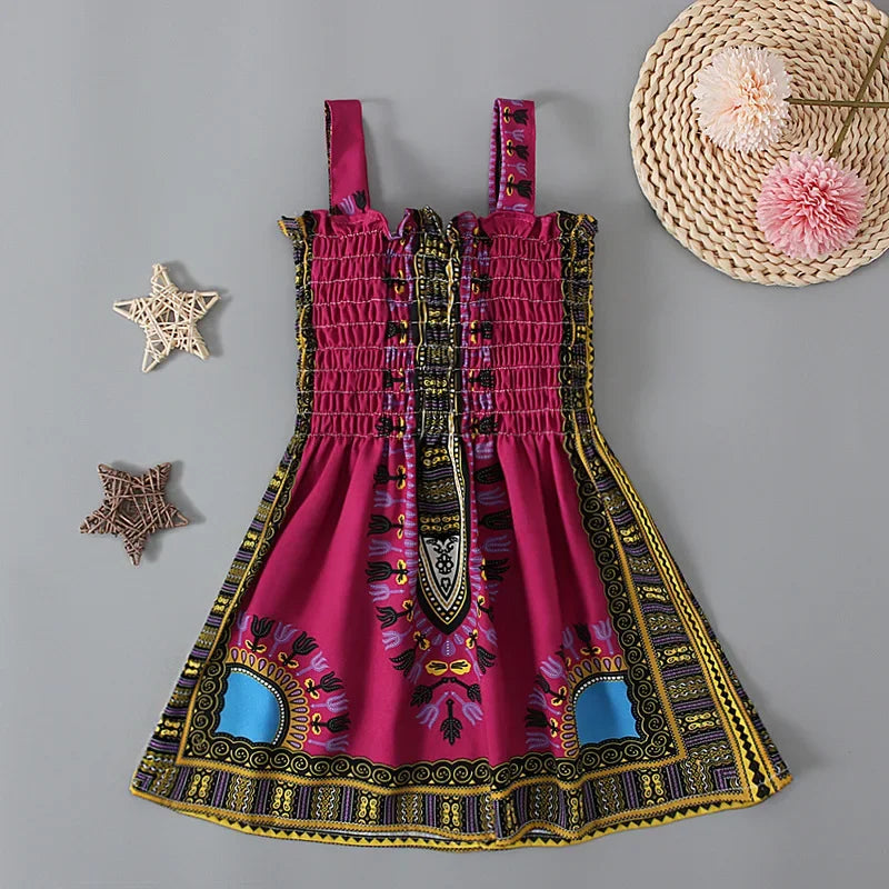 African Print Girls' Dress – Cultural Wear