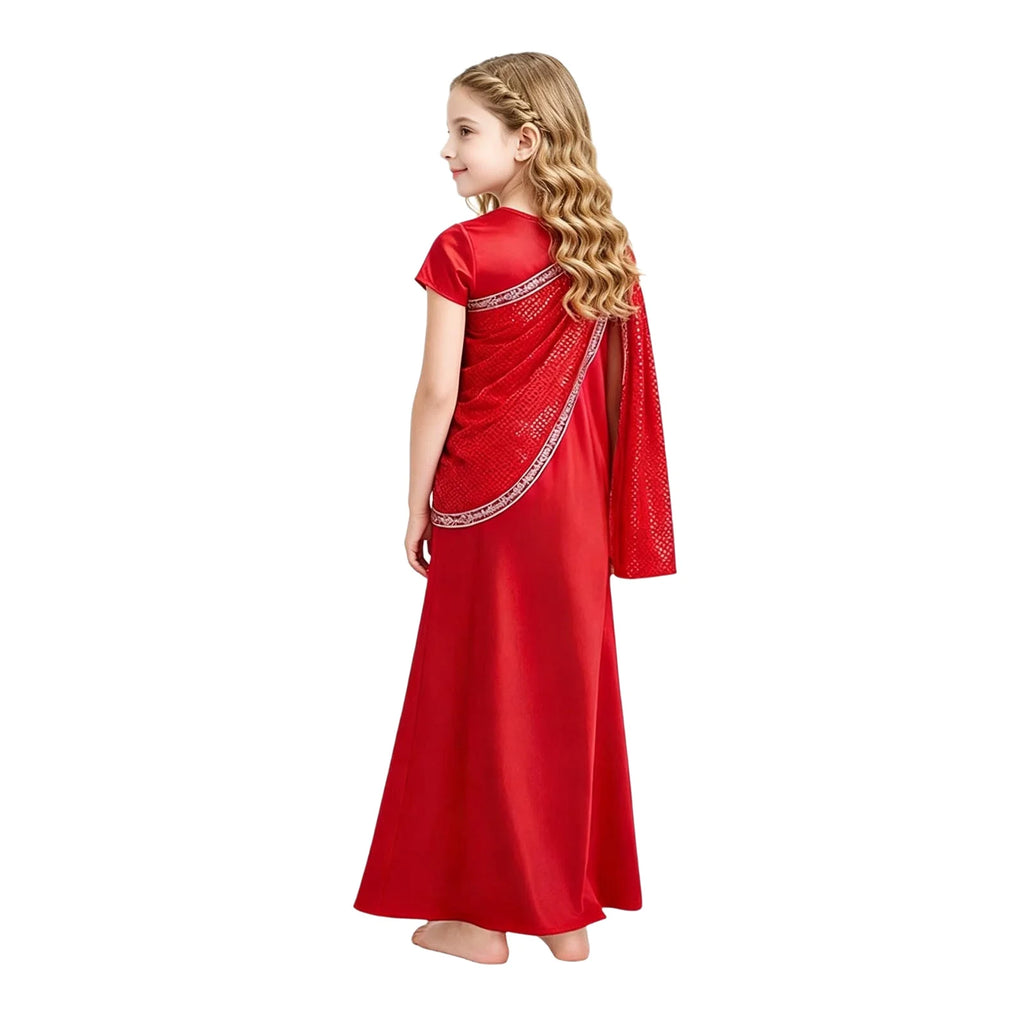 Girls' Indian Traditional Dress – Red