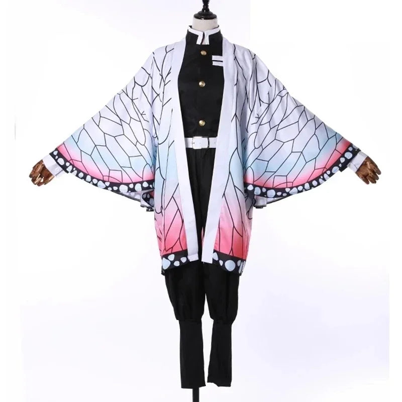 AnimeKochou Shinobu Cosplay Costume Kochou Uniforms Wigs Hai
