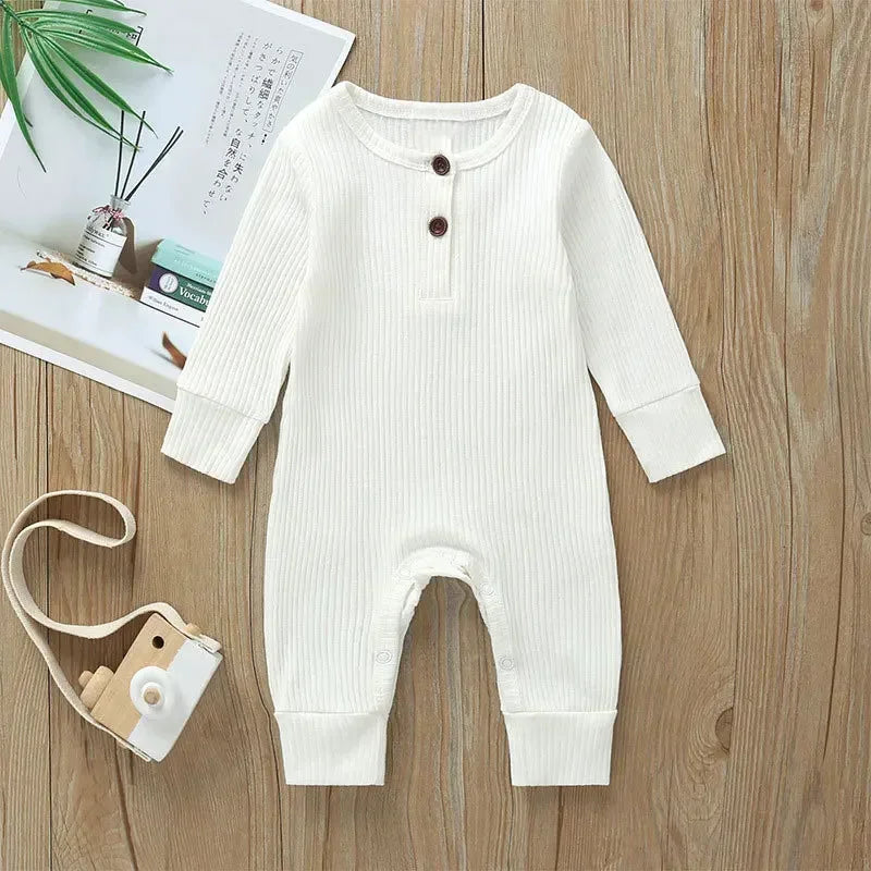 Ribbed Cotton Romper – Newborn to 18 months