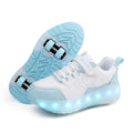 Kid Led Sneakers USB Charging Luminous Shoes Outdoor Sport R