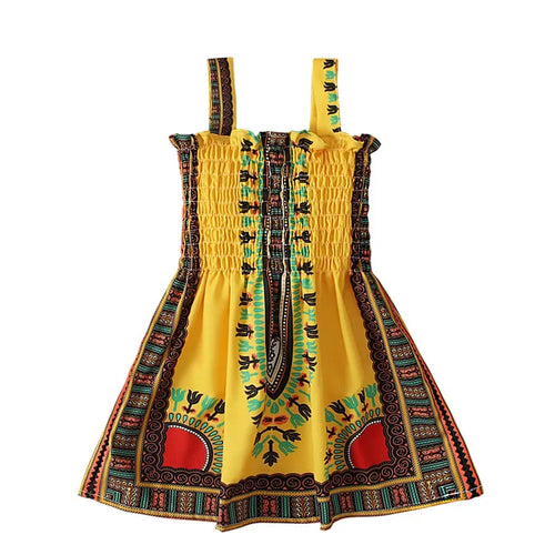 African Print Girls' Dress – Cultural Wear