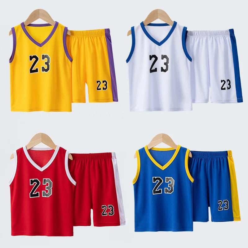 Kids basketball vest and shorts set | See:Saw Kids