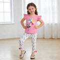 Girls Cotton Shirt and Shorts Set front