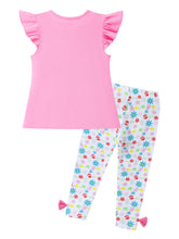 Load image into Gallery viewer, Girls Cotton Shirt and Shorts Set worn