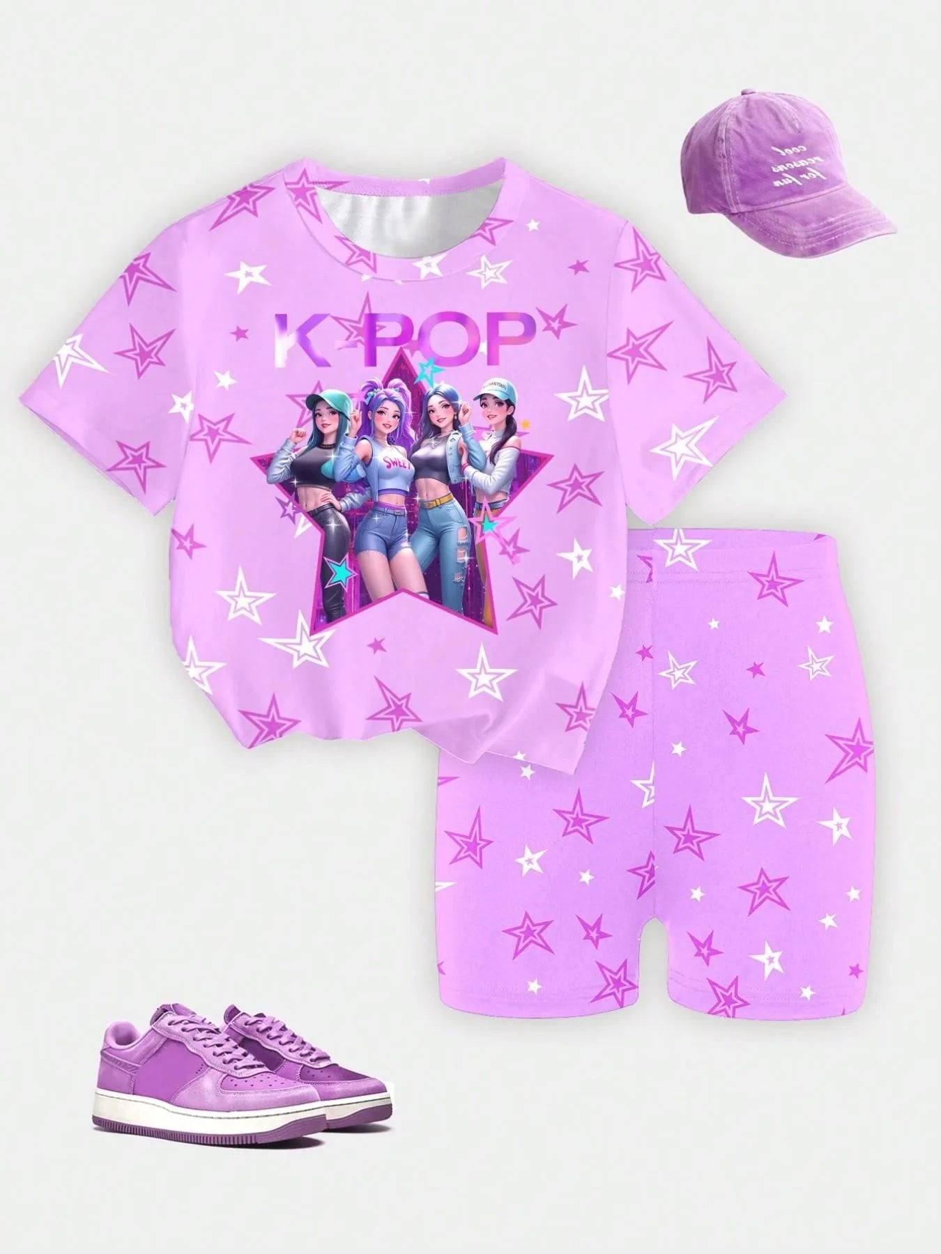 Girls K-Pop Set back