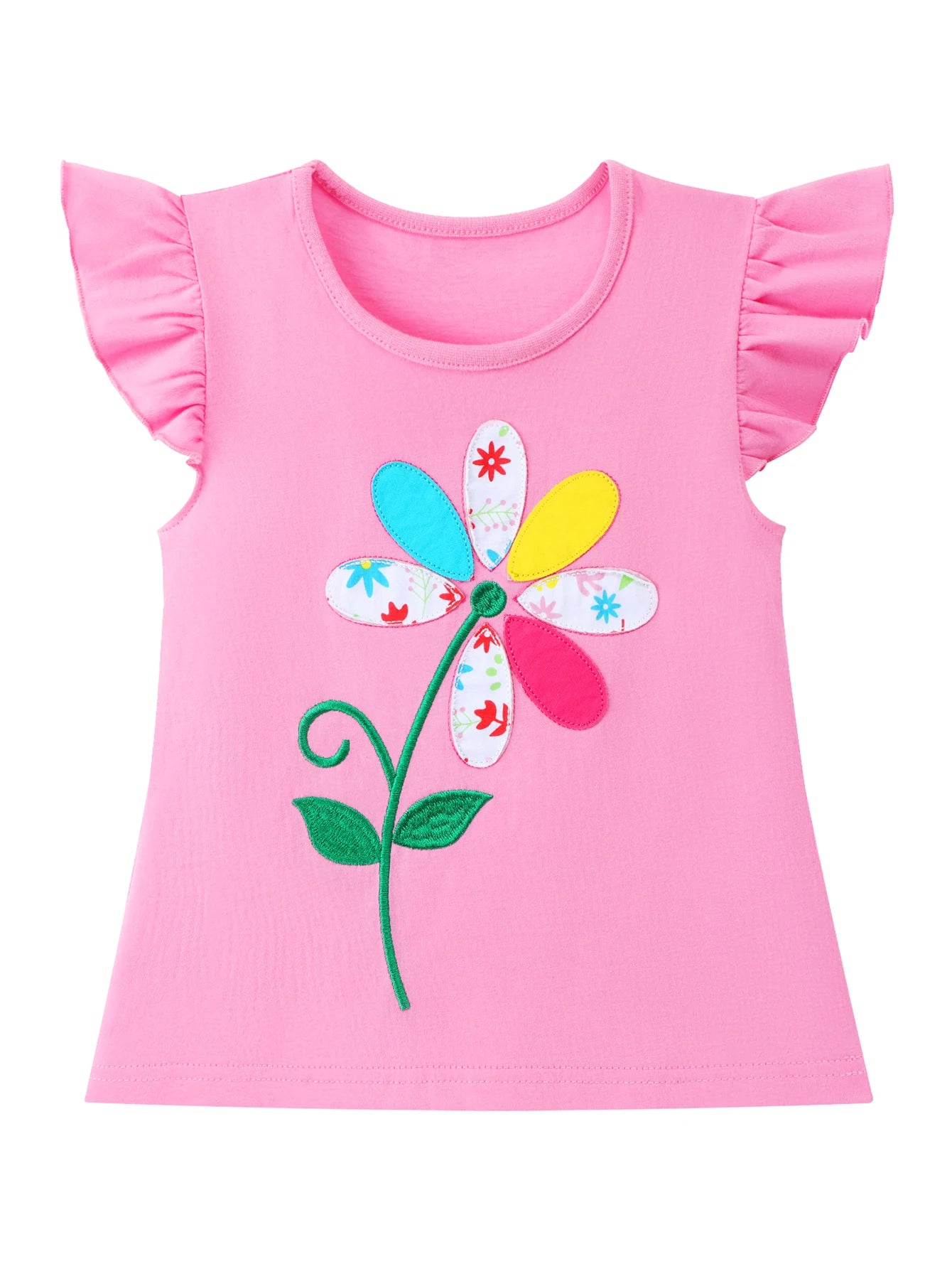 Girls Cotton Shirt and Shorts Set lifestyle