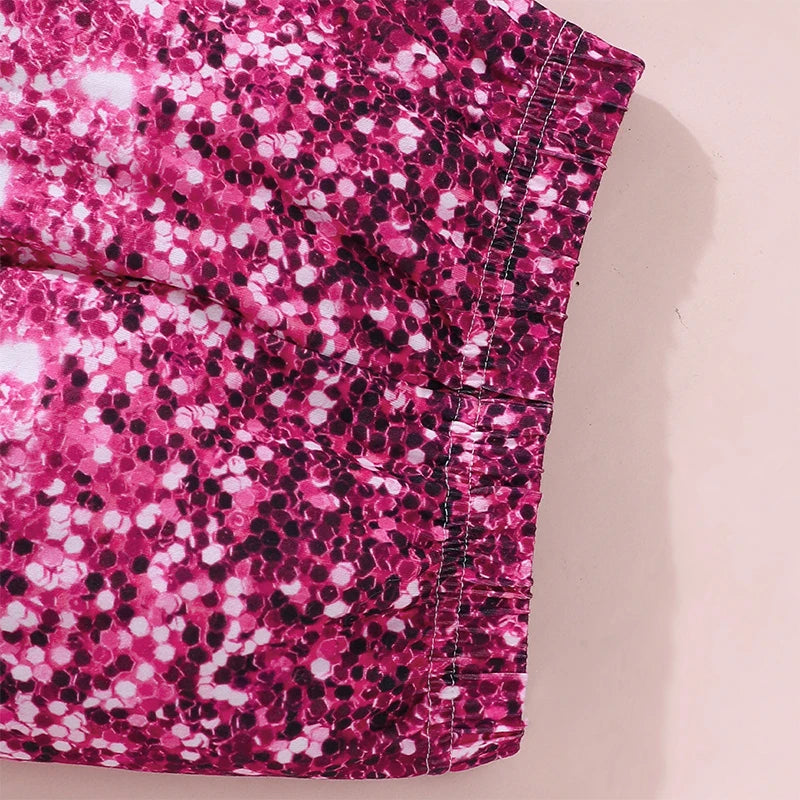 Girls Floral Top and Leggings Set lifestyle