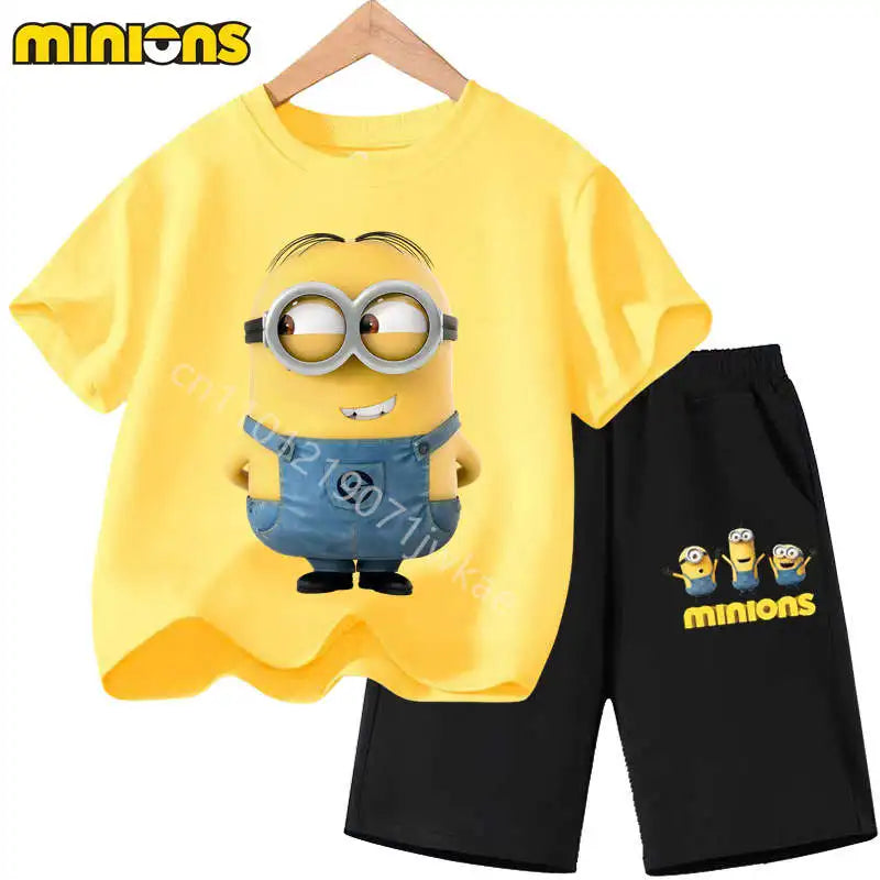 Kids Minions t-shirt and shorts set | See:Saw Kids