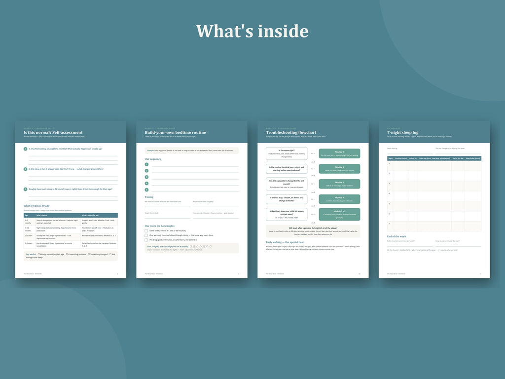 What's inside the workbook