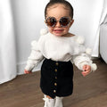 Girls bobble sweater and pencil skirt outfit for toddlers | See:Saw Kids