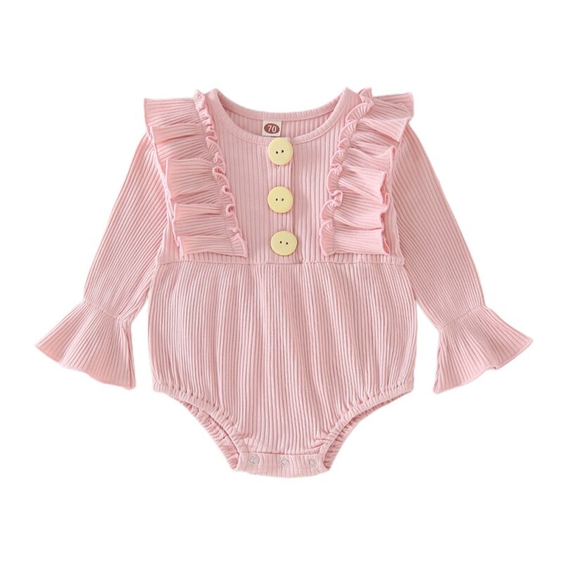 Girls bell sleeve baby jumpsuit with bow headband | See:Saw Kids