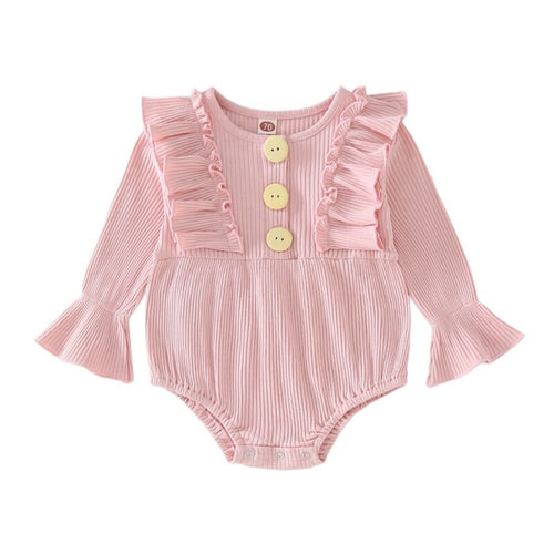 Girls bell sleeve baby jumpsuit with bow headband | See:Saw Kids