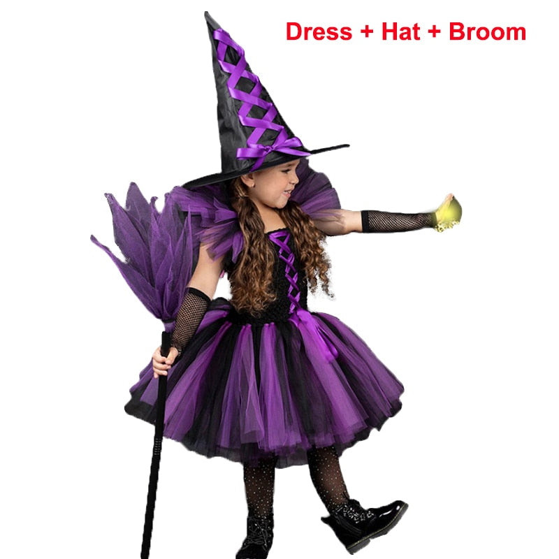 Purple Witch Halloween Costume