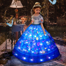 Load image into Gallery viewer, Encanto Mirabel Princess LED Light Up Dress for Girls