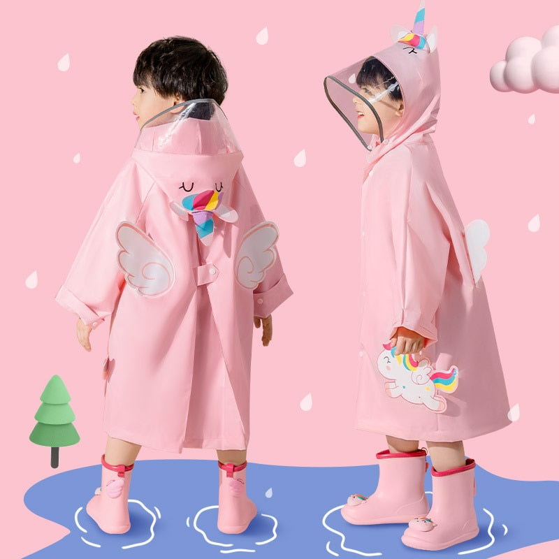 Children's cartoon raincoat waterproof jacket for kids | See:Saw Kids